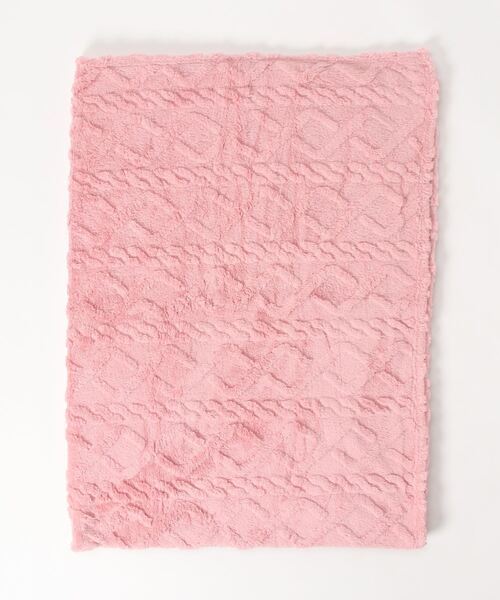 aimoha（アイモハ）の「aimoha homeエンポス加工ブランケット (AW)（ブランケット・レディース・グリーン/オフホワイト/ピンク/イエロー/グレー・MEDIUM/SMALL/LARGE/X-SMALL）」の9枚目の写真