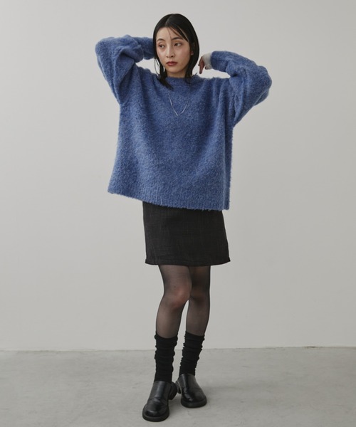 マリー ロングセラー！】ミックスブークレニット（ニット/セーター