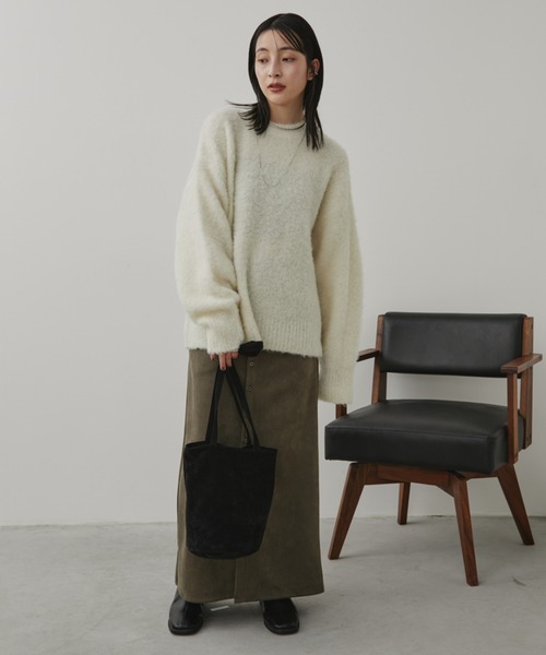 マリー ロングセラー！】ミックスブークレニット（ニット/セーター