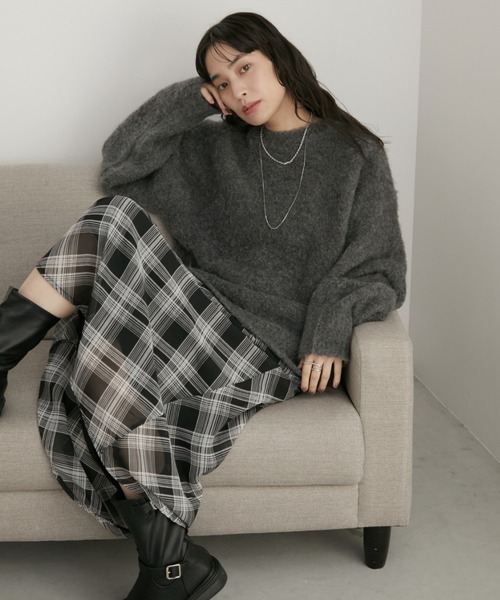 ✅最安値✨アンドマリー　Fleur knit set グレー ANDMARY】Fleur knit set