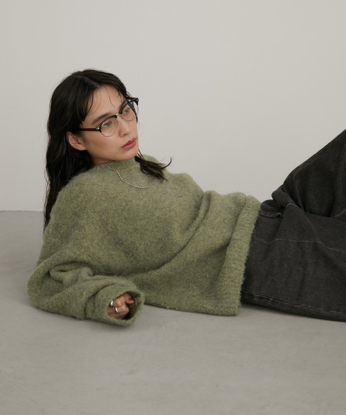 MORI vintage購入⭐︎RECIRCLE PROJECT フード付きニット ダンボールニットフレアスカート】｜【feerique(フィーリック)】｜BIGI