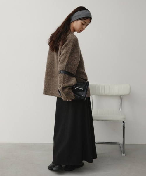 ロングセラー！】ミックスブークレニット（ニット/セーター）｜Aunt