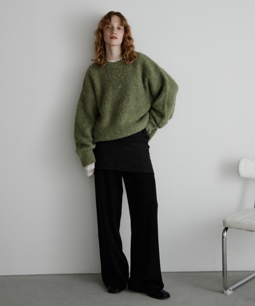 ロングセラー！】ミックスブークレニット（ニット/セーター）｜Aunt