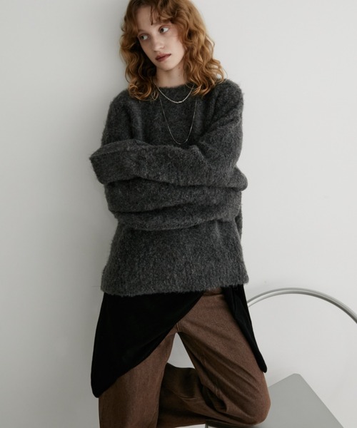 ロングセラー！】ミックスブークレニット（ニット/セーター