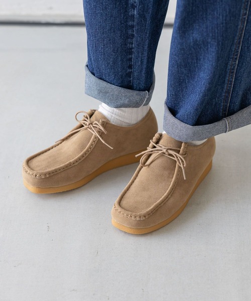 LAKOLE（ラコレ）の「モカシンシューズ / 973443（モカシン/デッキシューズ・メンズ・ベージュ/グレー/ブラック・MEDIUM/LARGE）」の3枚目の写真