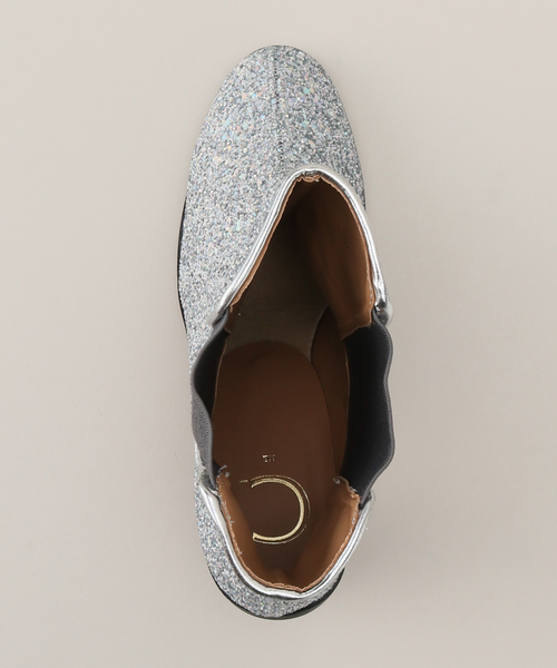 CITYSHOP C ME シーミィSEQUIN WIDE BOOTS
