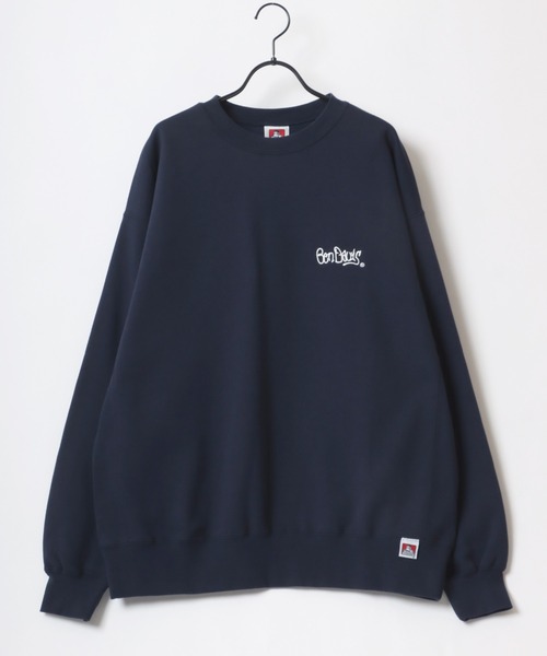BEN DAVIS（ベンデイビス）の「BEN DAVIS/ベンデイビス HEAVY SWEAT CREW/オーバーサイズ 裏起毛 ロゴ ワンポイント刺繍 スウェット トレーナー（スウェット・メンズ・ダークグリーン/ネイビー/オレンジ/ブラック/オートミール/オフホワイト・L/XL/M）」の17枚目の写真