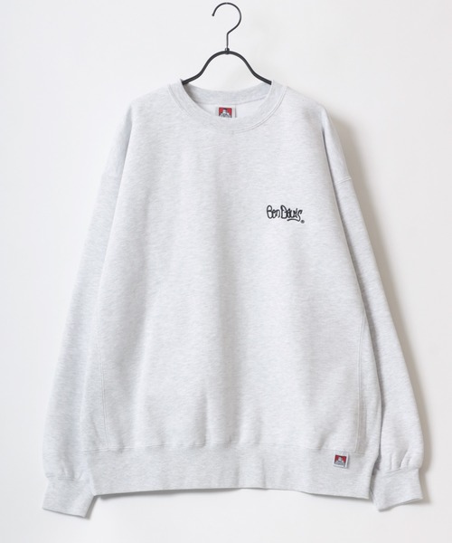 BEN DAVIS（ベンデイビス）の「BEN DAVIS/ベンデイビス HEAVY SWEAT CREW/オーバーサイズ 裏起毛 ロゴ ワンポイント刺繍 スウェット トレーナー（スウェット・メンズ・ダークグリーン/ネイビー/オレンジ/ブラック/オートミール/オフホワイト・L/XL/M）」の15枚目の写真