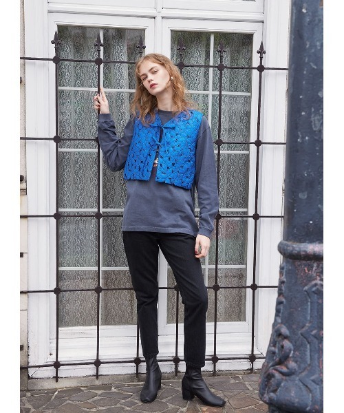 COEL（コエル）の「フラワーキルティングベスト（ベスト）」 - WEAR