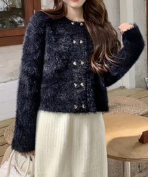 シャギーカーディガン