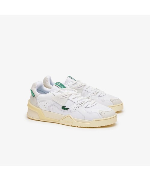 LACOSTE（ラコステ）の「メンズ LT 125 223 1 SMA（スニーカー・メンズ・ホワイト×イエロー・28.0cm/26.5cm/27.0cm/28.5cm/26.0cm/25.0cm/25.5cm）」の2枚目の写真