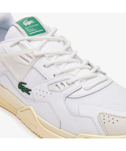 LACOSTE（ラコステ）の「メンズ LT 125 223 1 SMA（スニーカー・メンズ・ホワイト×イエロー・28.0cm/26.5cm/27.0cm/28.5cm/26.0cm/25.0cm/25.5cm）」の4枚目の写真