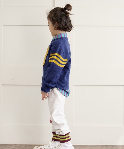 Life Support Products(ライフサポートプロダクツ)の「【おうちで洗えるニット】レタードニット(80~150cm)(ニット/セーター・キッズ・マスタード/アイボリー/グリーン/ネイビー/レッド・80/95/140/90/100/150/110/130/120)」の9枚目の写真