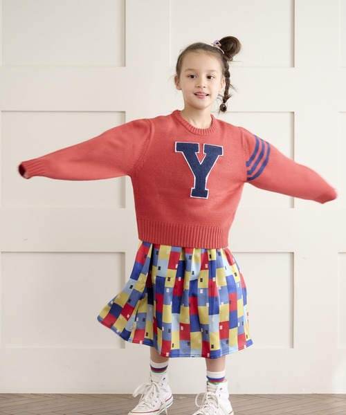 Life Support Products(ライフサポートプロダクツ)の「【おうちで洗えるニット】レタードニット(80~150cm)(ニット/セーター・キッズ・マスタード/アイボリー/グリーン/ネイビー/レッド・80/95/140/90/100/150/110/130/120)」の13枚目の写真