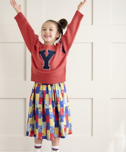 Life Support Products(ライフサポートプロダクツ)の「【おうちで洗えるニット】レタードニット(80~150cm)(ニット/セーター・キッズ・マスタード/アイボリー/グリーン/ネイビー/レッド・80/95/140/90/100/150/110/130/120)」の15枚目の写真