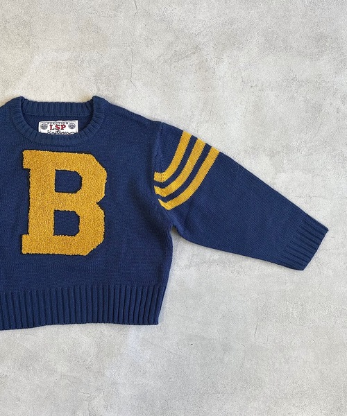 Life Support Products(ライフサポートプロダクツ)の「【おうちで洗えるニット】レタードニット(80~150cm)(ニット/セーター・キッズ・マスタード/アイボリー/グリーン/ネイビー/レッド・80/95/140/90/100/150/110/130/120)」の6枚目の写真