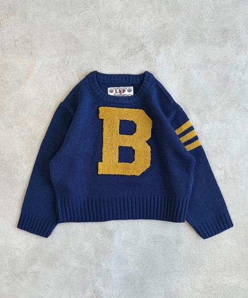 Life Support Products(ライフサポートプロダクツ)の「【おうちで洗えるニット】レタードニット(80~150cm)(ニット/セーター・キッズ・マスタード/アイボリー/グリーン/ネイビー/レッド・80/95/140/90/100/150/110/130/120)」の7枚目の写真