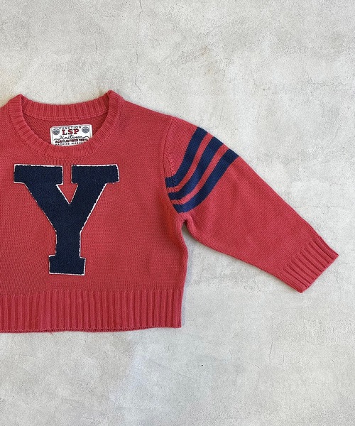 Life Support Products(ライフサポートプロダクツ)の「【おうちで洗えるニット】レタードニット(80~150cm)(ニット/セーター・キッズ・マスタード/アイボリー/グリーン/ネイビー/レッド・80/95/140/90/100/150/110/130/120)」の11枚目の写真