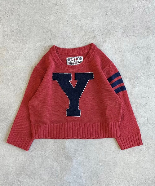 Life Support Products(ライフサポートプロダクツ)の「【おうちで洗えるニット】レタードニット(80~150cm)(ニット/セーター・キッズ・マスタード/アイボリー/グリーン/ネイビー/レッド・80/95/140/90/100/150/110/130/120)」の12枚目の写真