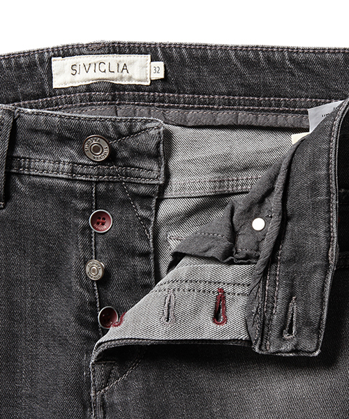 BRILLA per il gusto（ブリッラペルイルグースト）の「SIVIGLIA / グレー デニム（デニムパンツ・メンズ・グレー・30inch/33inch/34inch/31inch/32inch/29inch）」の9枚目の写真