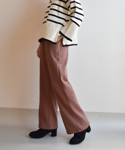 Coo+i（クーイ）の「裏起毛スウェットパンツ ポケットあり（スウェットパンツ・レディース・ブラック/グレー/カーキ/チャコールグレー/モカ・L/M）」の13枚目の写真