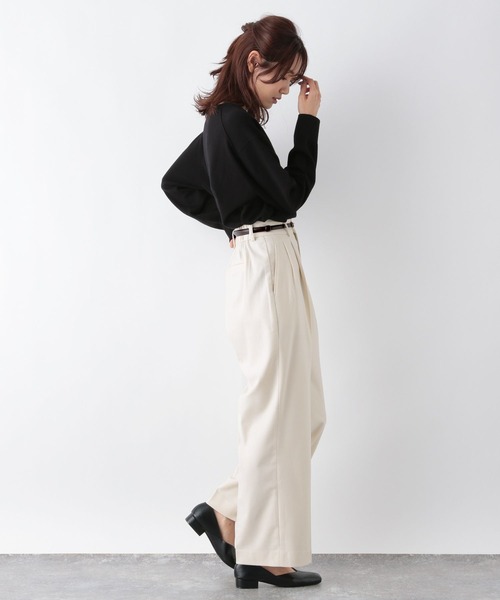 セール】あったかウツクシルエットワイドパンツ/967794（その他