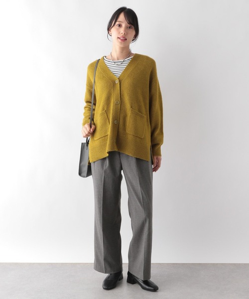GLOBAL WORK(グローバルワーク)の「あったかウツクシルエットワイドパンツ/967794(その他パンツ・レディース・杢グレー/グレイッシュベージュ/ブラック/オフホワイト・X-SMALL/SMALL/LARGE/MEDIUM)」の16枚目の写真