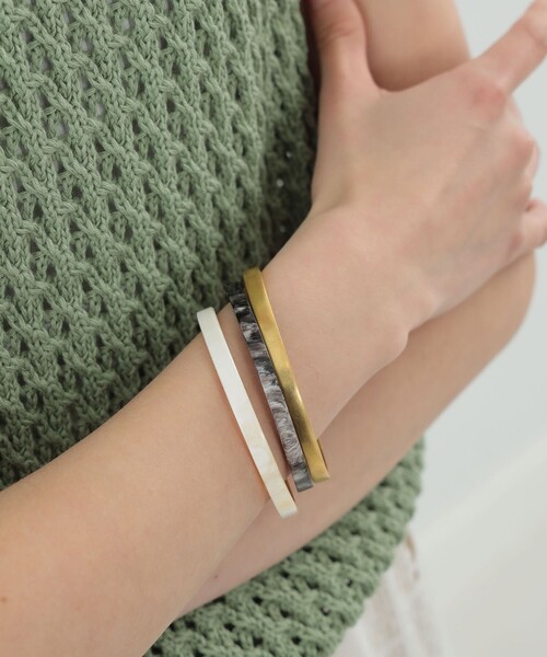 Ray BEAMS（レイビームス）の「L’INDO CHINEUR / Set of 3bracelets（バングル/リストバンド・レディース・その他・SMALL）」の3枚目の写真