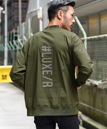 ストレッチ布帛ミニモックネックロンT GOLF
