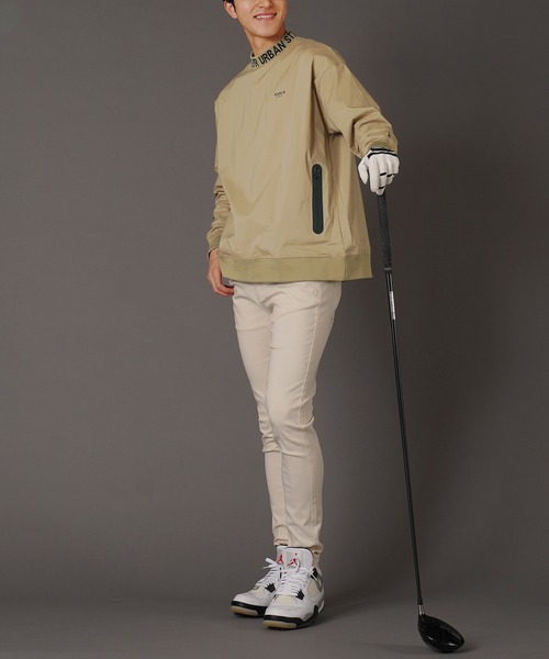 jiggys shop(ジギーズショップ)の「ストレッチ布帛ミニモックネックロンT GOLF(Tシャツ/カットソー・メンズ・カーキ/グレー/ベージュ/ブラック・MEDIUM/LARGE/X-LARGE)」の21枚目の写真