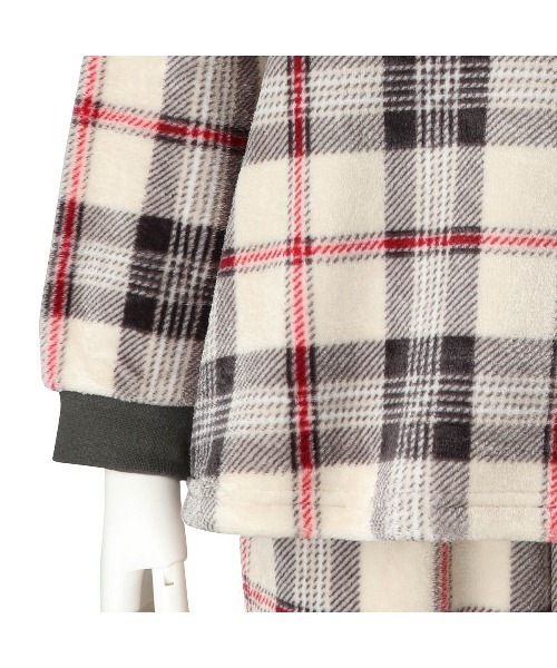 KID BLUE(キッドブルー)の「キッドブルー -23シャギータータンチェック -長袖トップス -KRVN575 -kidblue(その他トップス・レディース・レッド/サンドベージュ/サックスブルー・M)」の8枚目の写真