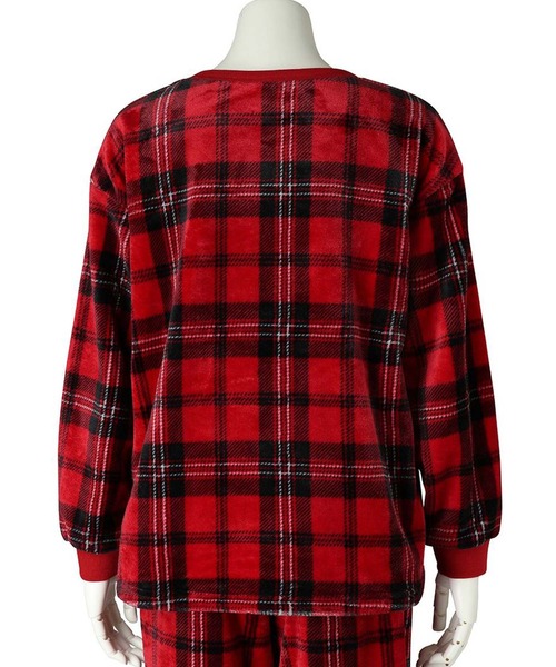 KID BLUE(キッドブルー)の「キッドブルー -23シャギータータンチェック -長袖トップス -KRVN575 -kidblue(その他トップス・レディース・レッド/サンドベージュ/サックスブルー・M)」の16枚目の写真