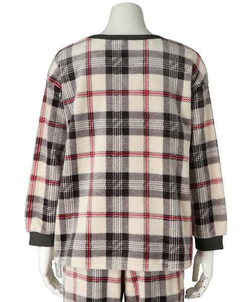 KID BLUE(キッドブルー)の「キッドブルー -23シャギータータンチェック -長袖トップス -KRVN575 -kidblue(その他トップス・レディース・レッド/サンドベージュ/サックスブルー・M)」の6枚目の写真