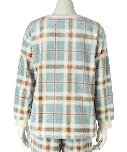 KID BLUE(キッドブルー)の「キッドブルー -23シャギータータンチェック -長袖トップス -KRVN575 -kidblue(その他トップス・レディース・レッド/サンドベージュ/サックスブルー・M)」の11枚目の写真