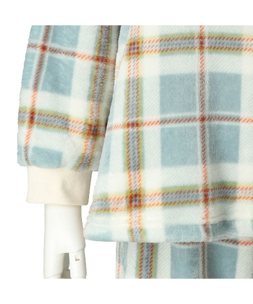 KID BLUE(キッドブルー)の「キッドブルー -23シャギータータンチェック -長袖トップス -KRVN575 -kidblue(その他トップス・レディース・レッド/サンドベージュ/サックスブルー・M)」の13枚目の写真