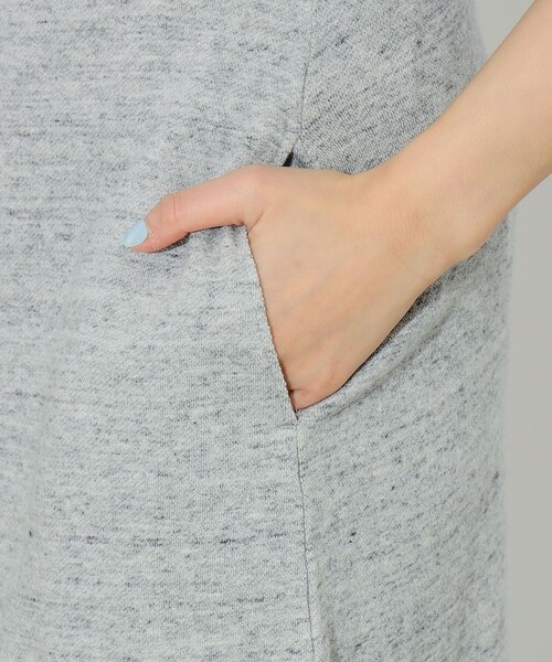 B:MING by BEAMS(ビーミングバイビームス)の「【セットアイテム】B:MING by BEAMS / ミニ裏毛 セットアップ(ワンピース・レディース・ライトグレー/ネイビー・SMALL/MEDIUM)」の6枚目の写真