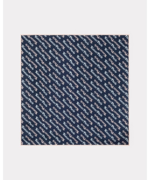 KENZO(ケンゾー)の「'KENZOGRAM' シルク スクエア(ストール/ショール・レディース・ブルー系その他・ONE SIZE)」の1枚目の写真