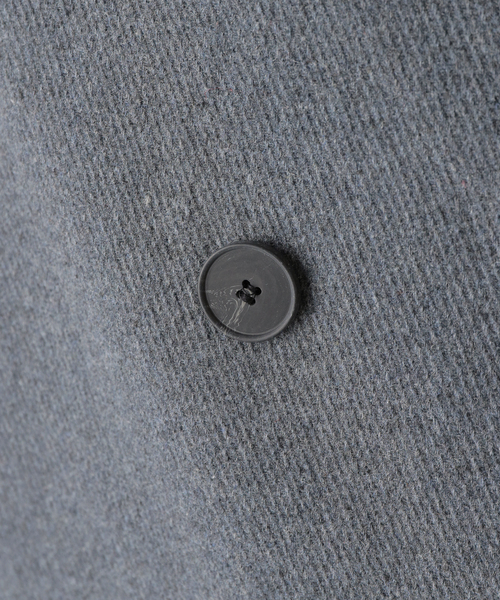 Simplicite（サンプリシテ）の「ダブルボタンテーラージャケット（テーラードジャケット・レディース・チャコールグレー/ブラウン・FREE）」の3枚目の写真