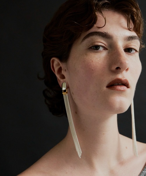 loni（ロニ）の「【金属アレルギー対応】Willow Fringe Pierce/フリンジピアス（ピアス（両耳用）・レディース・その他・FREE）」の9枚目の写真