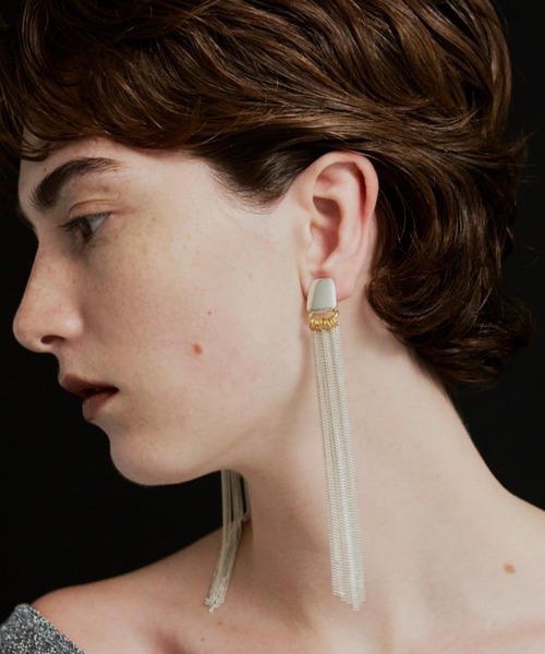 loni（ロニ）の「【金属アレルギー対応】Willow Fringe Pierce/フリンジピアス（ピアス（両耳用）・レディース・その他・FREE）」の7枚目の写真