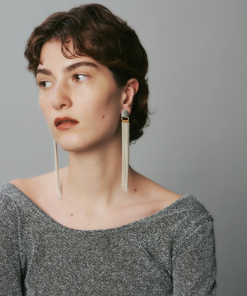 loni（ロニ）の「【金属アレルギー対応】Willow Fringe Pierce/フリンジピアス（ピアス（両耳用）・レディース・その他・FREE）」の11枚目の写真