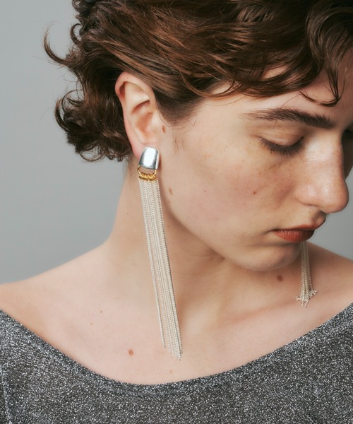 loni（ロニ）の「【金属アレルギー対応】Willow Fringe Pierce/フリンジピアス（ピアス（両耳用）・レディース・その他・FREE）」の12枚目の写真