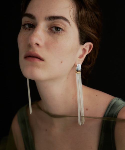 loni（ロニ）の「【金属アレルギー対応】Willow Fringe Pierce/フリンジピアス（ピアス（両耳用）・レディース・その他・FREE）」の5枚目の写真