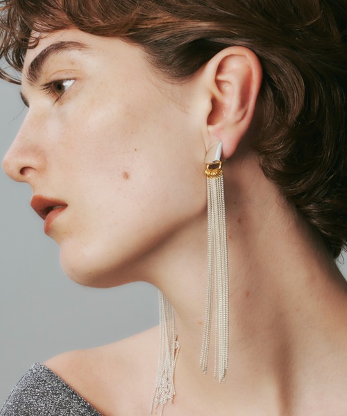 loni（ロニ）の「【金属アレルギー対応】Willow Fringe Pierce/フリンジピアス（ピアス（両耳用）・レディース・その他・FREE）」の10枚目の写真