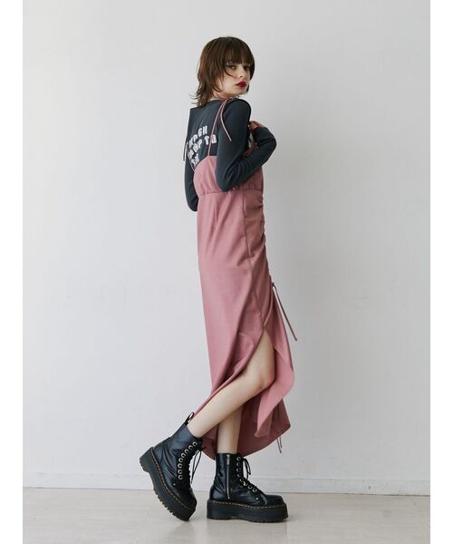 セール】シャーリングキャミワンピース（ワンピース）｜jouetie