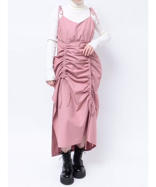 セール】シャーリングキャミワンピース（ワンピース）｜jouetie