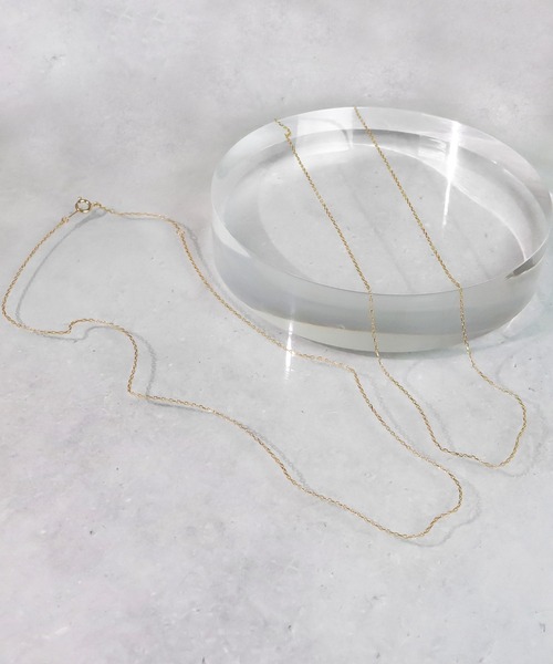 blackdia ocean K10シアーチェーンネックレス45cm（ネックレス）｜blackdia ocean（ブラックダイヤオーシャン）