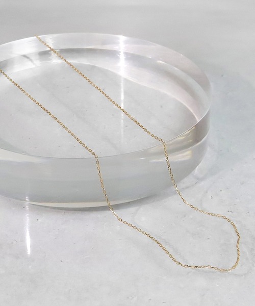 blackdia ocean K10シアーチェーンネックレス45cm（ネックレス）｜blackdia ocean（ブラックダイヤオーシャン）