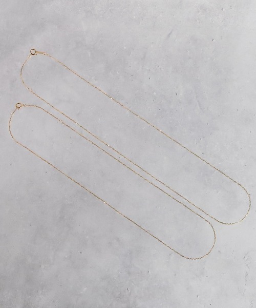 blackdia ocean K10シアーチェーンネックレス45cm（ネックレス）｜blackdia ocean（ブラックダイヤオーシャン）