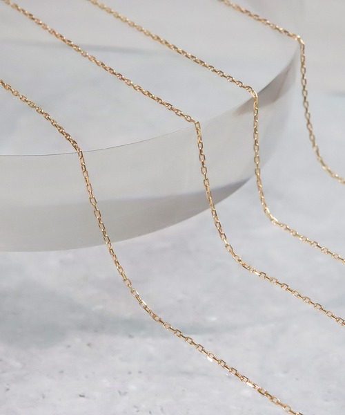 blackdia ocean K10シアーチェーンネックレス45cm（ネックレス）｜blackdia ocean（ブラックダイヤオーシャン）